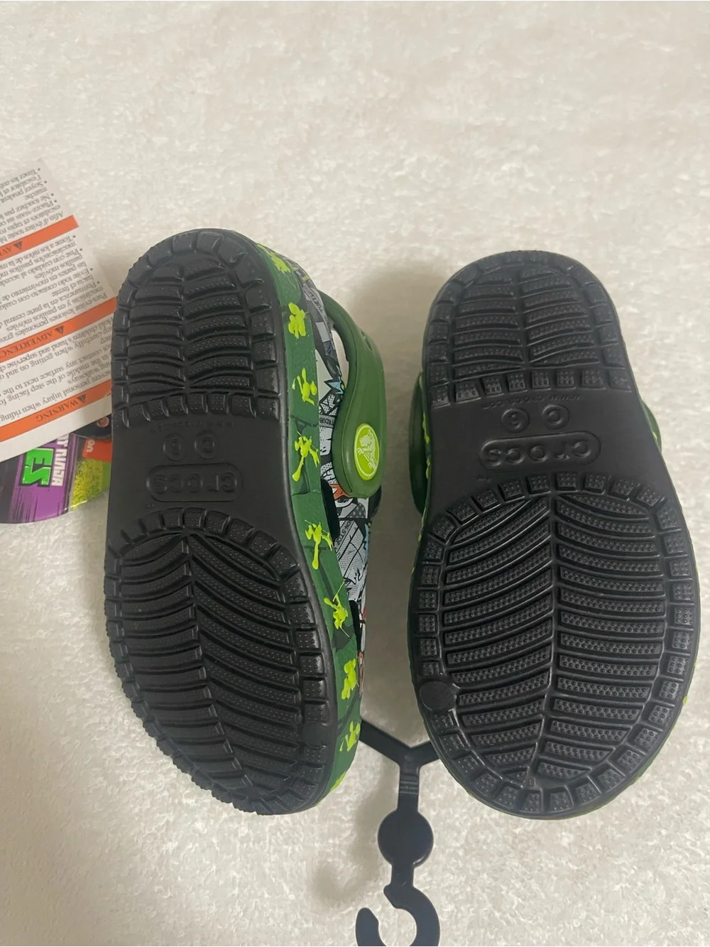 NWT Nickelodeon Teenage Mutant Ninja Turtles Crocs size C6